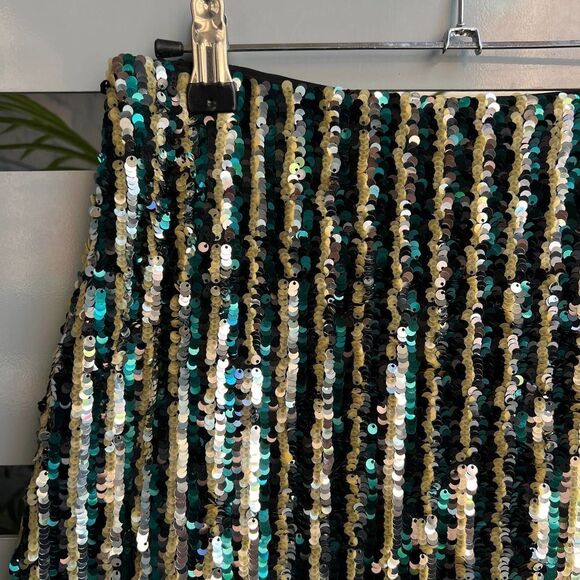Tularosa Salvador Sequin Multicolor Mini Skirt Size S - Picture 4 of 8